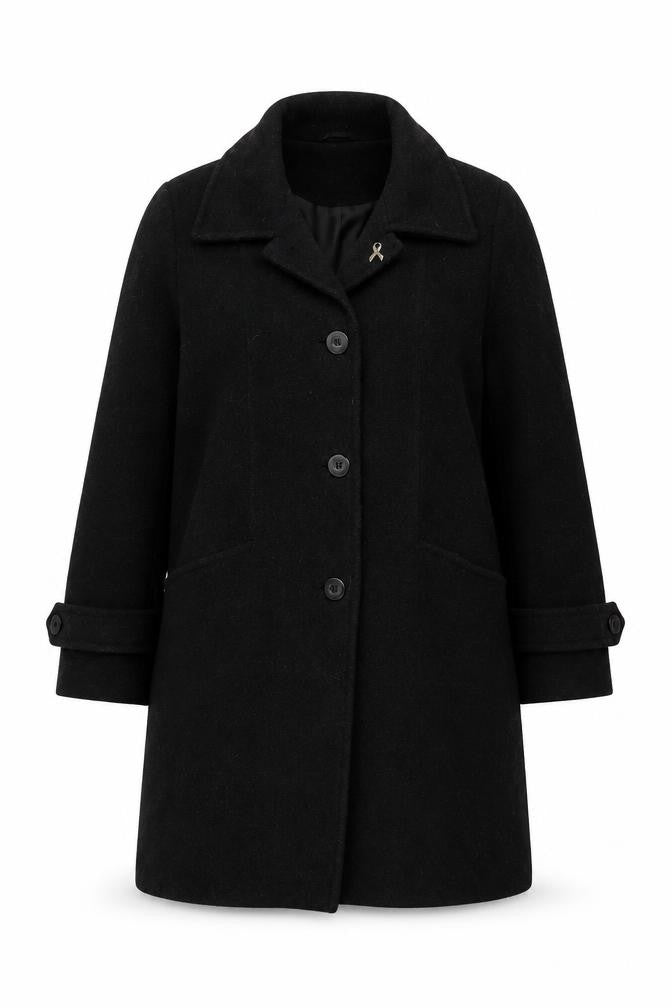 Womens UK Size 10 Holmewood Grey Overcoat