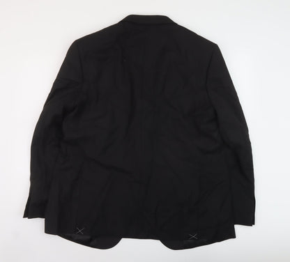 Mens UK Size 46 Marks and Spencer Regular Black Suit Jacket