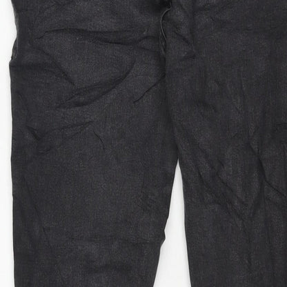 New Look Womens Black Cotton Jegging Jeans Size 12 L27 in Regular