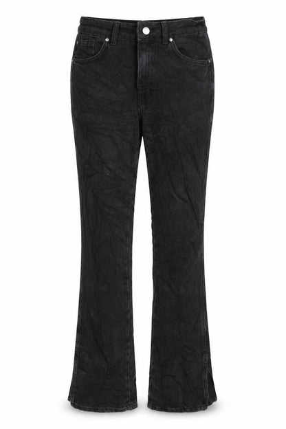 Womens UK Size 10 Denim & Co. Regular Fit Flared Black Jeans