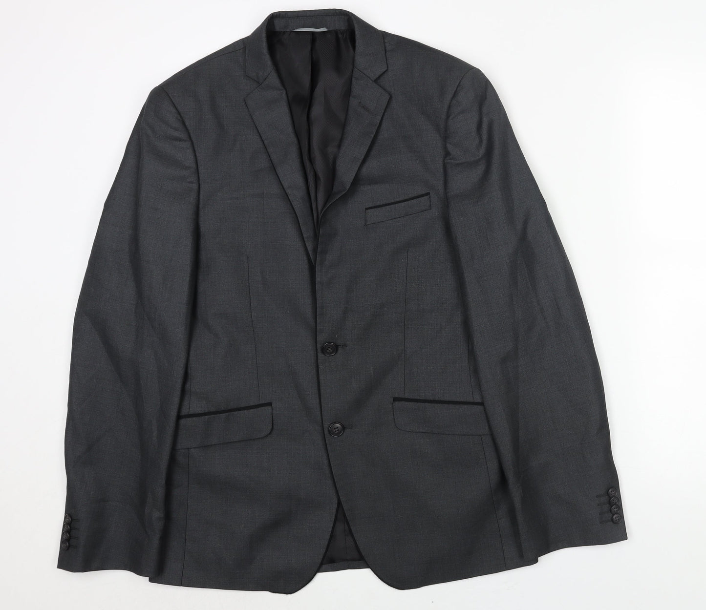 Mens UK Size 36 Burton Regular Grey Suit Jacket