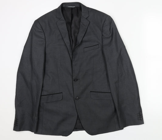 Mens UK Size 36 Burton Regular Grey Suit Jacket