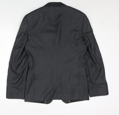 Mens UK Size 36 Burton Regular Grey Suit Jacket