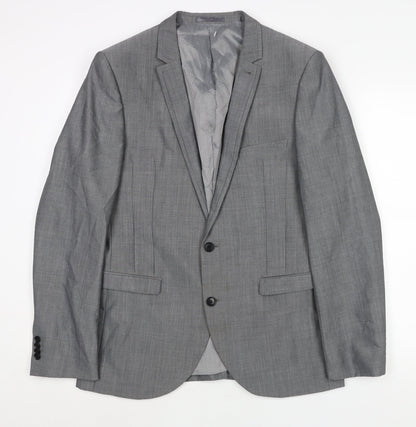 Mens UK Size 40 NEXT Regular Grey Suit Jacket