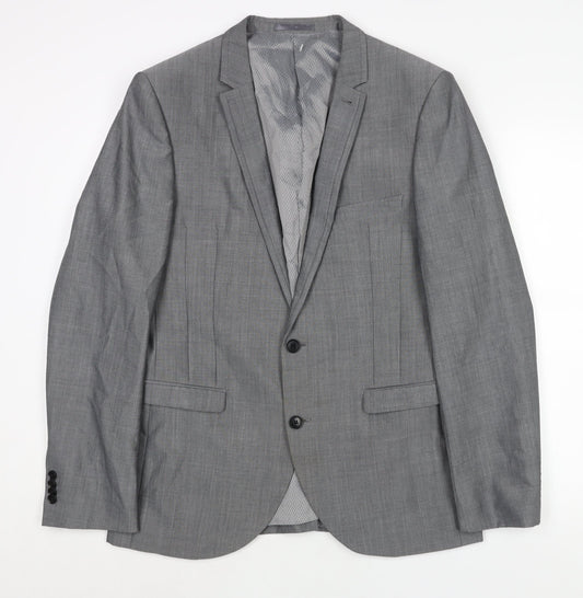 Mens UK Size 40 NEXT Regular Grey Suit Jacket