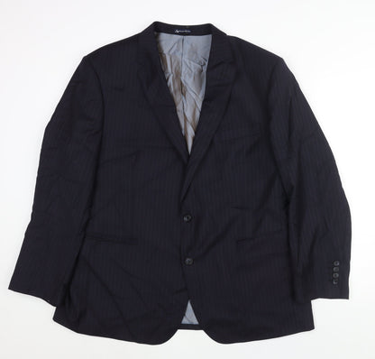 Mens UK Size 46 Samuel Windsor Regular Blue Suit Jacket