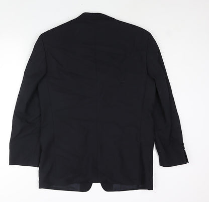 Mens UK Size 42 Benvenuto Regular Black Suit Jacket