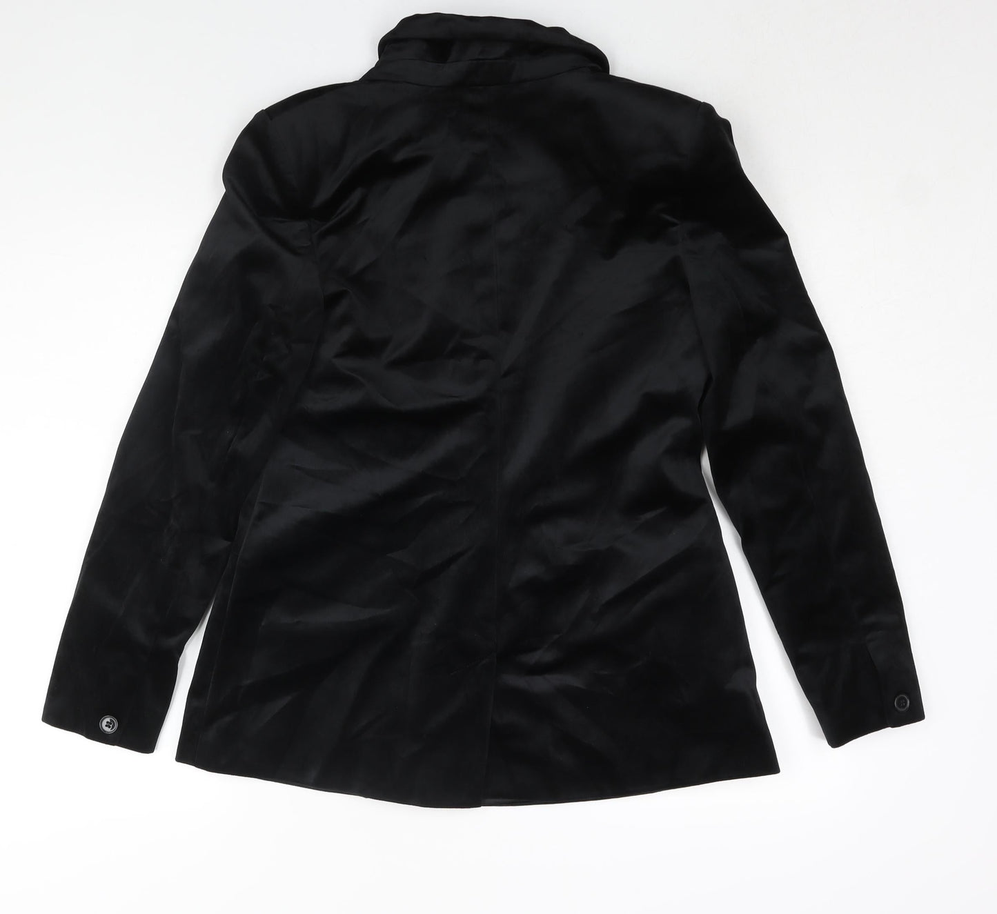 Very Womens Black Polyester Jacket Suit Jacket Size 10