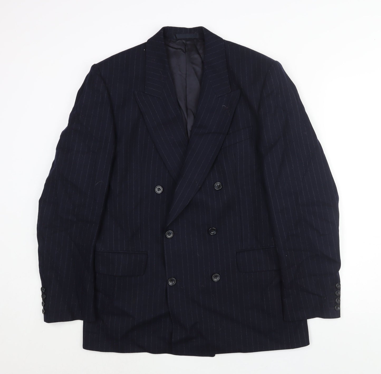 Mens UK Size 40 George Arthur Dunn Regular Blue Suit Jacket