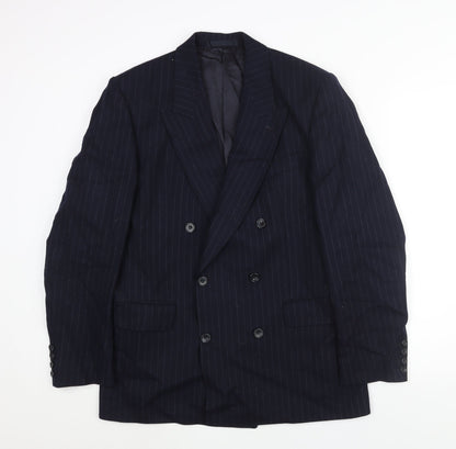 Mens UK Size 40 George Arthur Dunn Regular Blue Suit Jacket