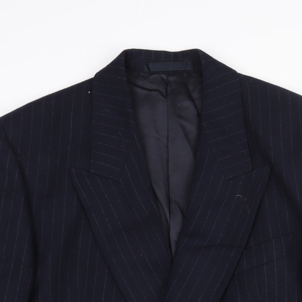 Mens UK Size 40 George Arthur Dunn Regular Blue Suit Jacket