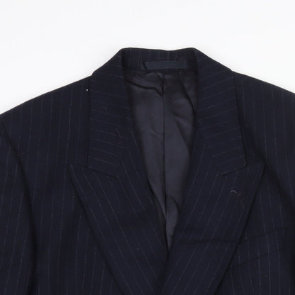 Mens UK Size 40 George Arthur Dunn Regular Blue Suit Jacket