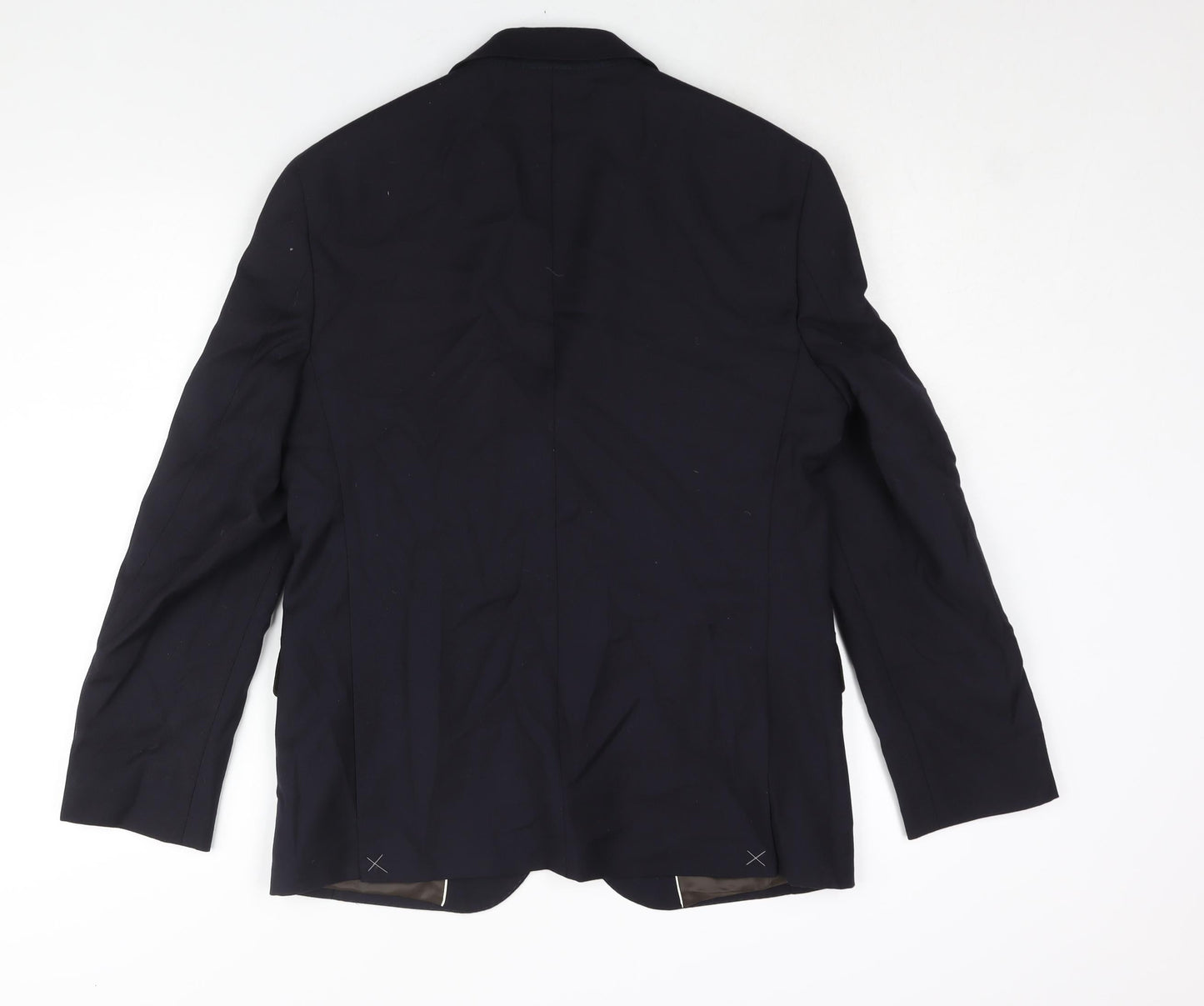 Mens UK Size 38 Marks and Spencer Regular Blue Suit Jacket