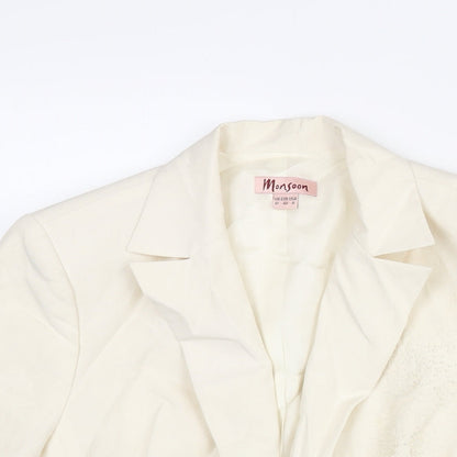 Womens UK Size 12 Monsoon Ivory Jacket