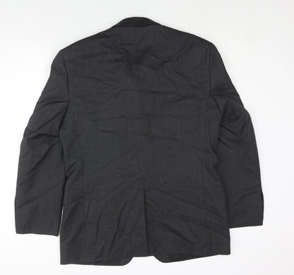 Mens UK Size 40 Burton Regular Grey Suit Jacket