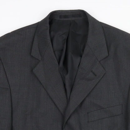 Mens UK Size 40 Burton Regular Grey Suit Jacket