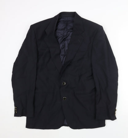 Mens UK Size 38 St Michael Regular Blue Suit Jacket