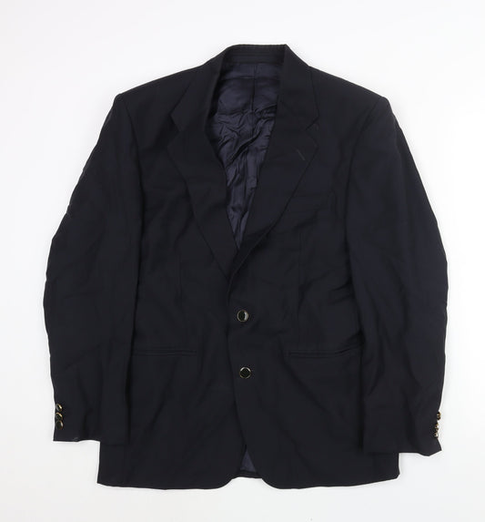 Mens UK Size 38 St Michael Regular Blue Suit Jacket