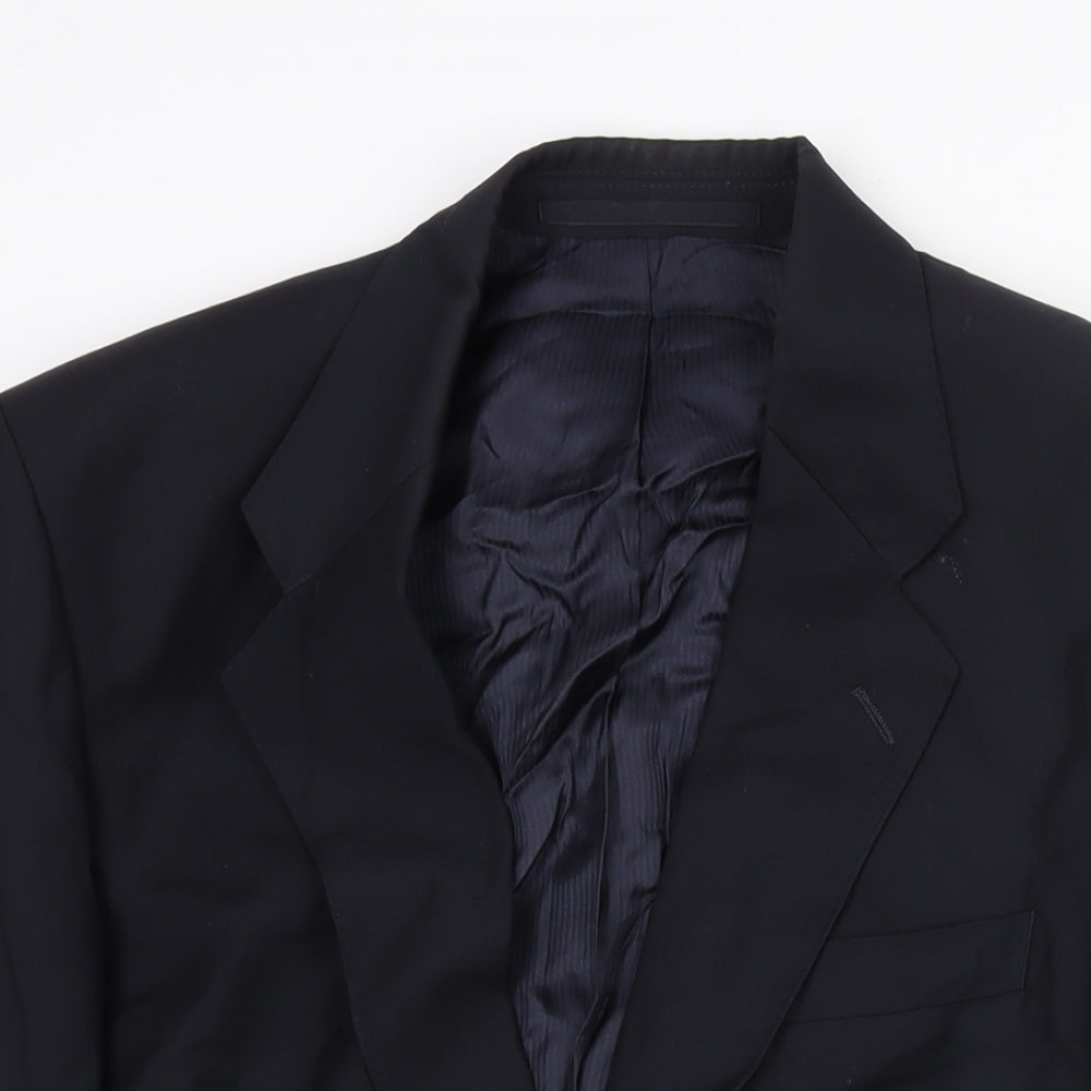Mens UK Size 38 St Michael Regular Blue Suit Jacket