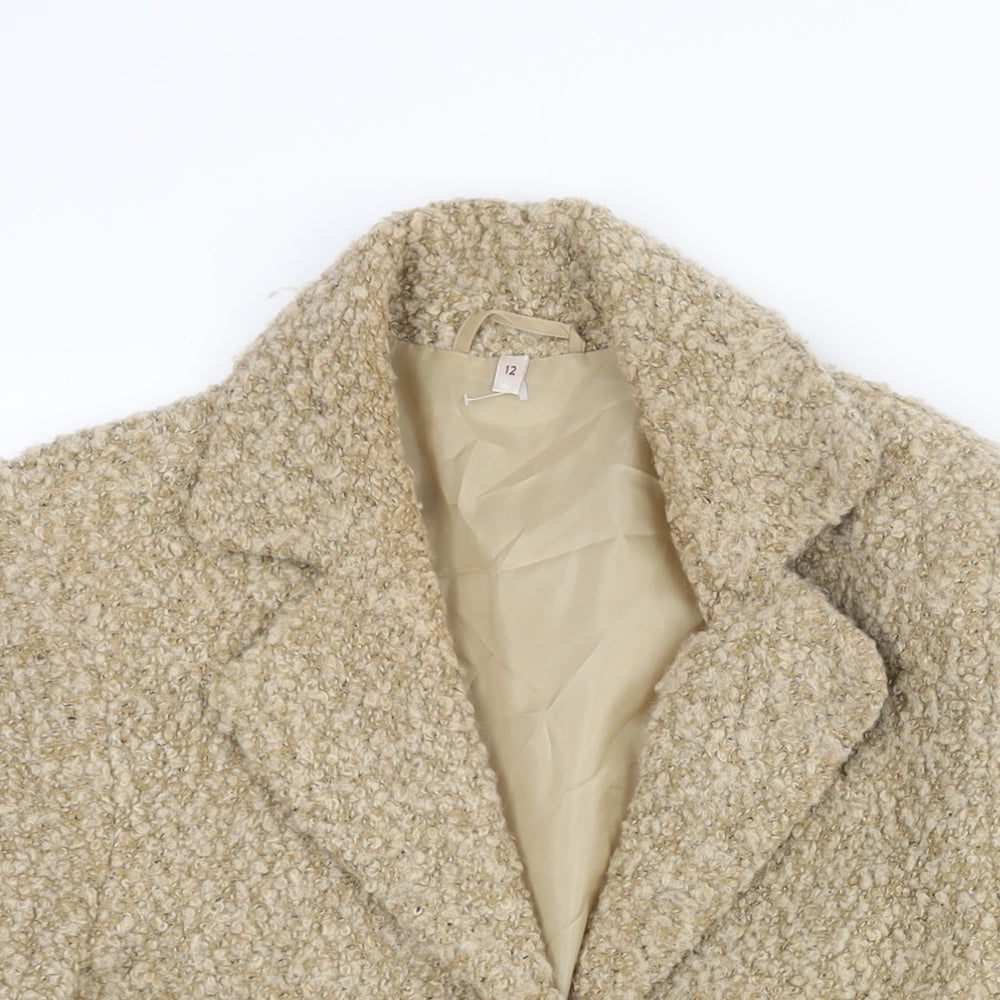 Womens UK Size 12 EWM Beige Jacket