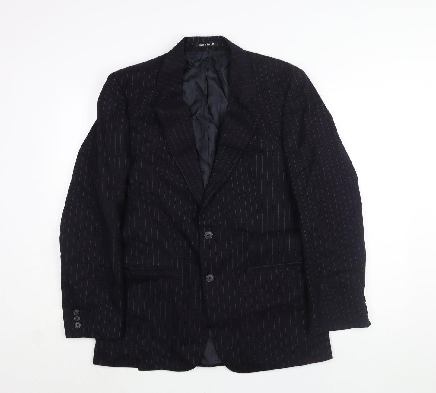 Mens UK Size 38 St Michael Regular Blue Suit Jacket