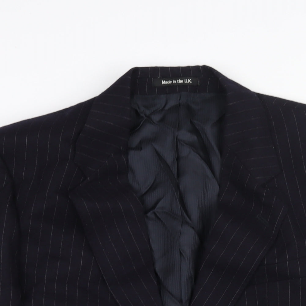 Mens UK Size 38 St Michael Regular Blue Suit Jacket