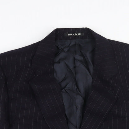 Mens UK Size 38 St Michael Regular Blue Suit Jacket