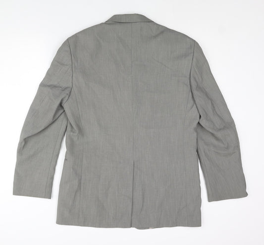 Mens UK Size 38 Wilson Regular Grey Suit Jacket