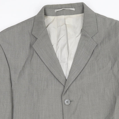 Mens UK Size 38 Wilson Regular Grey Suit Jacket