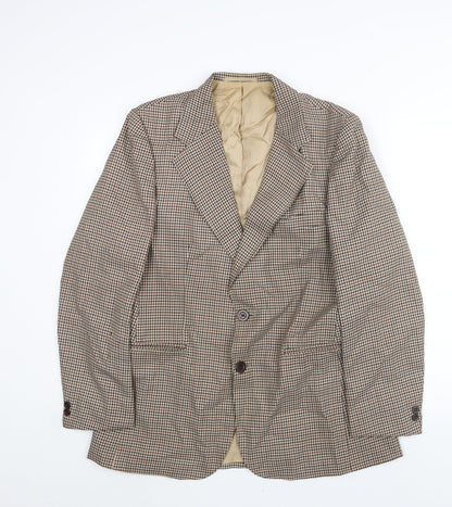 Mens UK Size 38 St Michael Regular Brown Suit Jacket