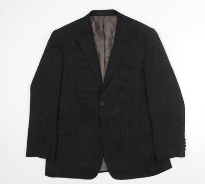 Mens UK Size 44 Marks and Spencer Regular Black Suit Jacket