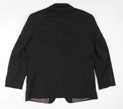 Mens UK Size 44 Marks and Spencer Regular Black Suit Jacket