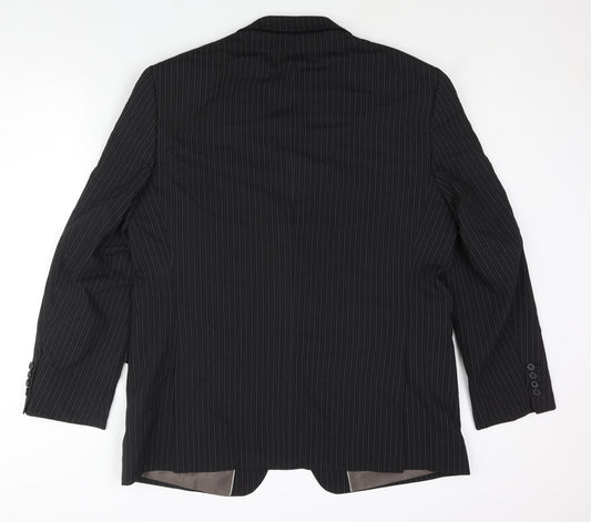Mens UK Size 44 Marks and Spencer Regular Black Suit Jacket