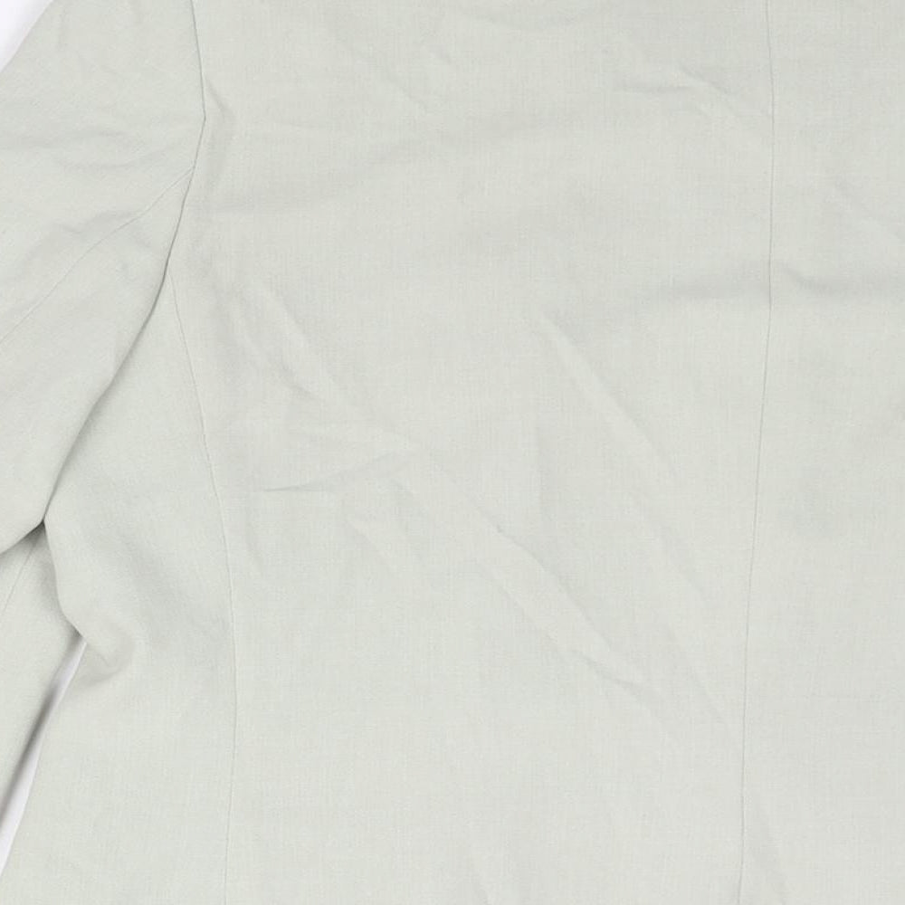 Marks and Spencer Womens Green Polyester Jacket Suit Jacket Size 14