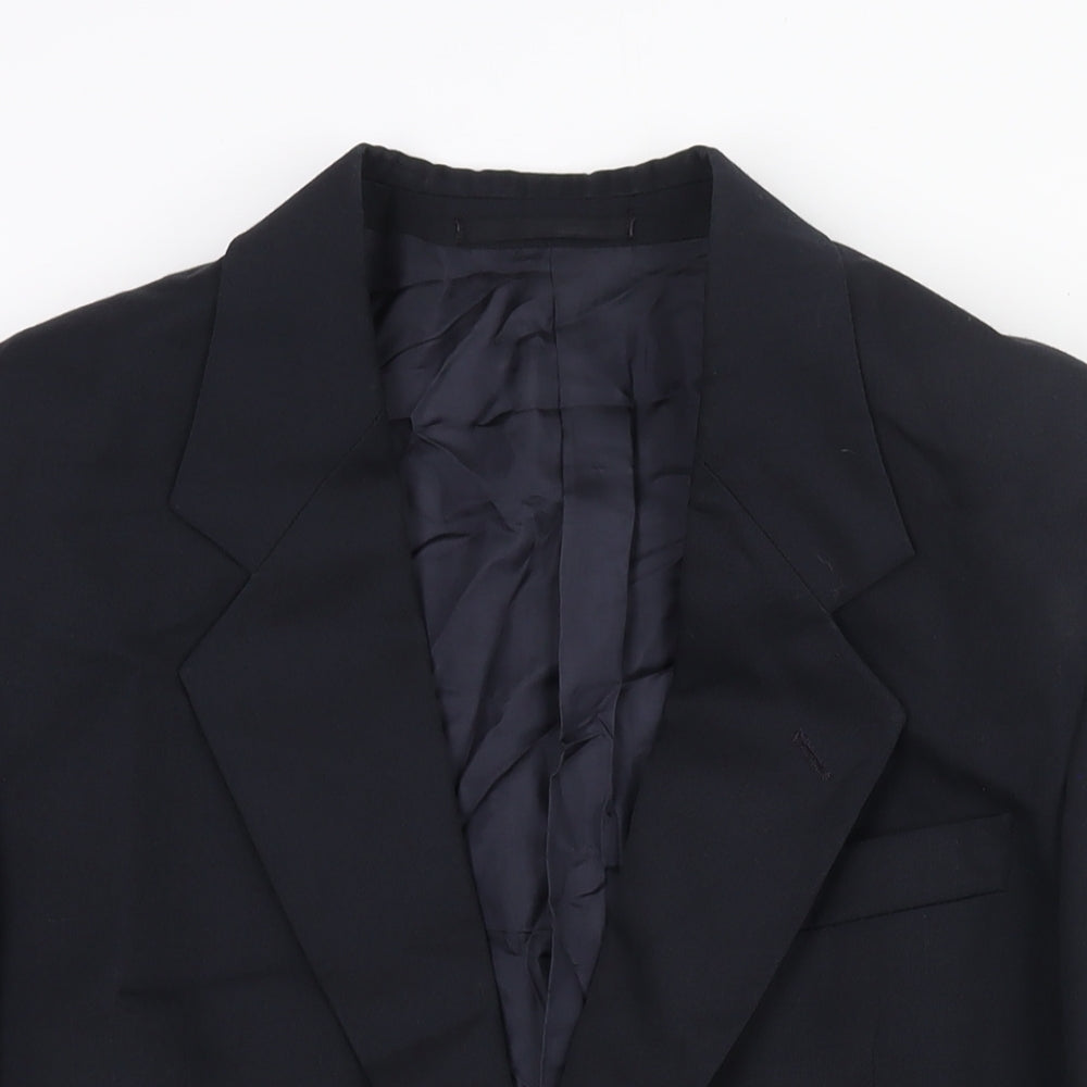 Mens UK Size 40 Debenhams Regular Blue Suit Jacket