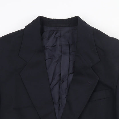 Mens UK Size 40 Debenhams Regular Blue Suit Jacket