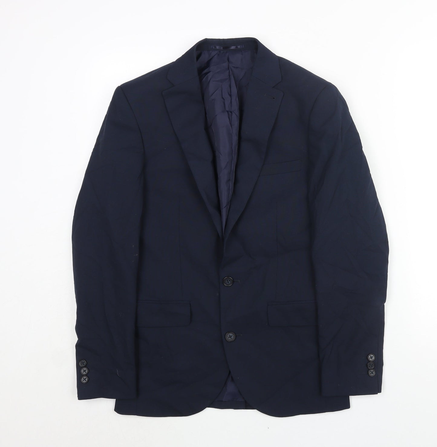 Mens UK Size 34 Ventura Regular Blue Suit Jacket