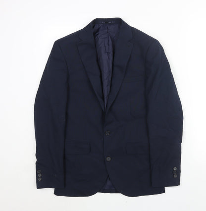Mens UK Size 34 Ventura Regular Blue Suit Jacket