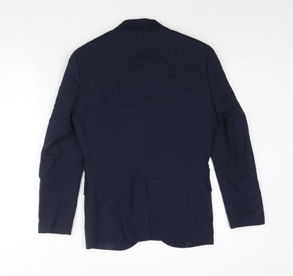 Mens UK Size 34 Ventura Regular Blue Suit Jacket