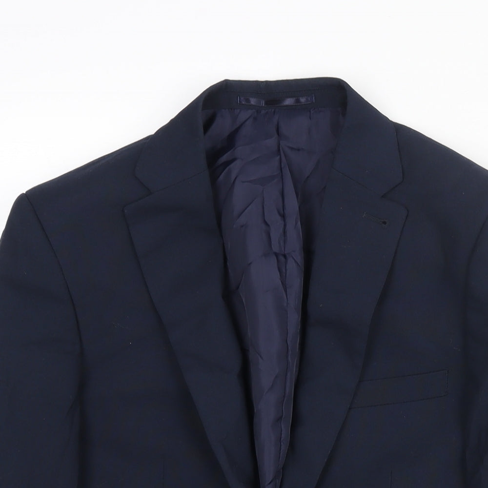 Mens UK Size 34 Ventura Regular Blue Suit Jacket