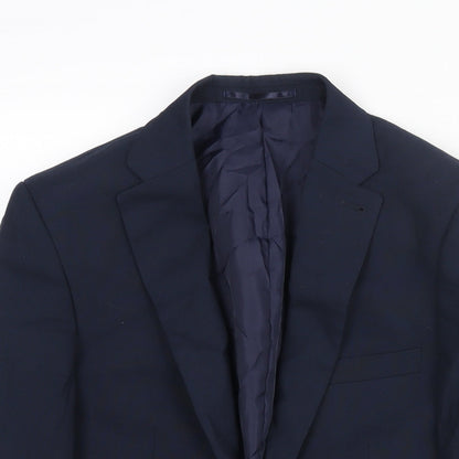 Mens UK Size 34 Ventura Regular Blue Suit Jacket