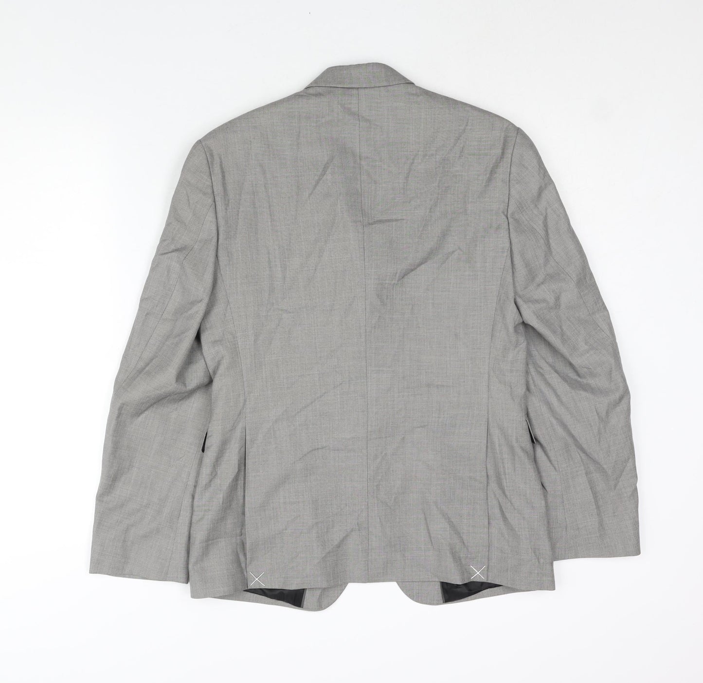 Mens UK Size 36 Burton Regular Grey Suit Jacket