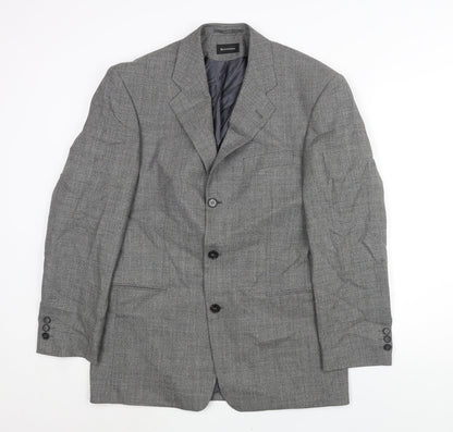 Mens UK Size 40 Benvenuto Regular Grey Suit Jacket