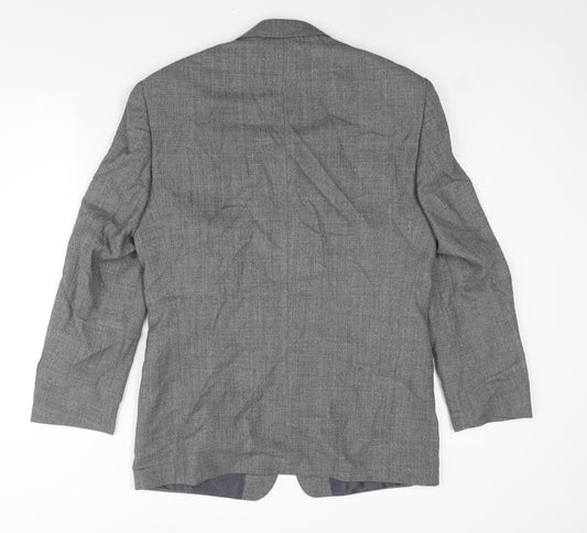 Mens UK Size 40 Benvenuto Regular Grey Suit Jacket