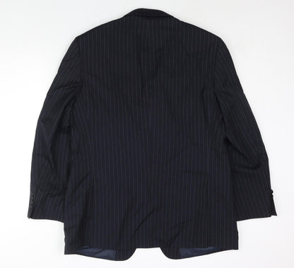 Mens UK Size 44 Marks and Spencer Regular Blue Suit Jacket