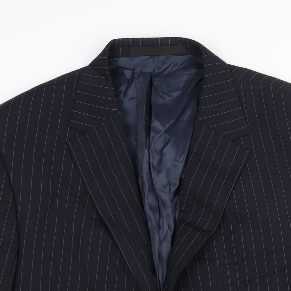 Mens UK Size 44 Marks and Spencer Regular Blue Suit Jacket