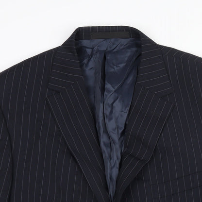 Mens UK Size 44 Marks and Spencer Regular Blue Suit Jacket