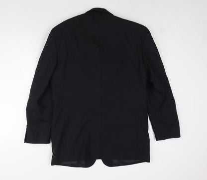 Mens UK Size 40 C&A Regular Black Suit Jacket