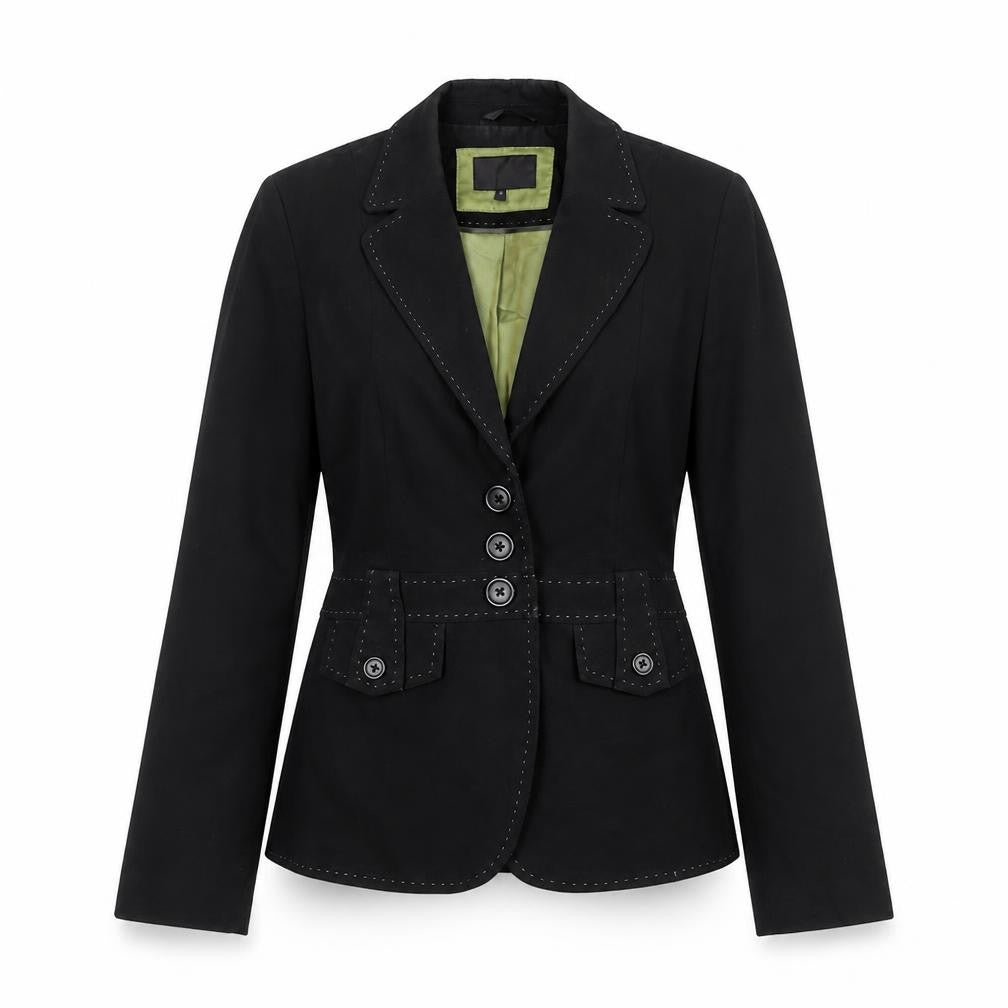 Womens UK Size 10 NEXT Regular Black Suit Jacket