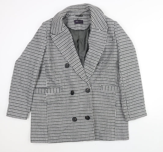 Womens UK Size 16 Marks and Grey Pea Coat